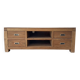 Meuible tv sheesham batamba solid wood 50 x 140 x 50 cm with 4 drawers - 2 niches