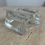Glass ashtray 70s