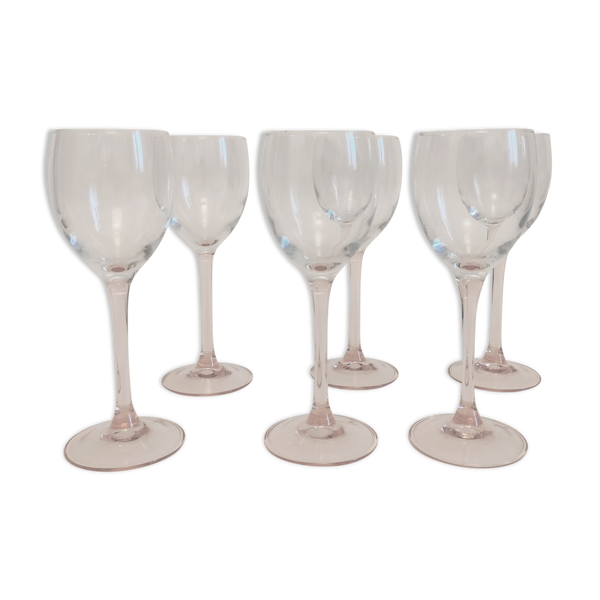 6 verres à pied