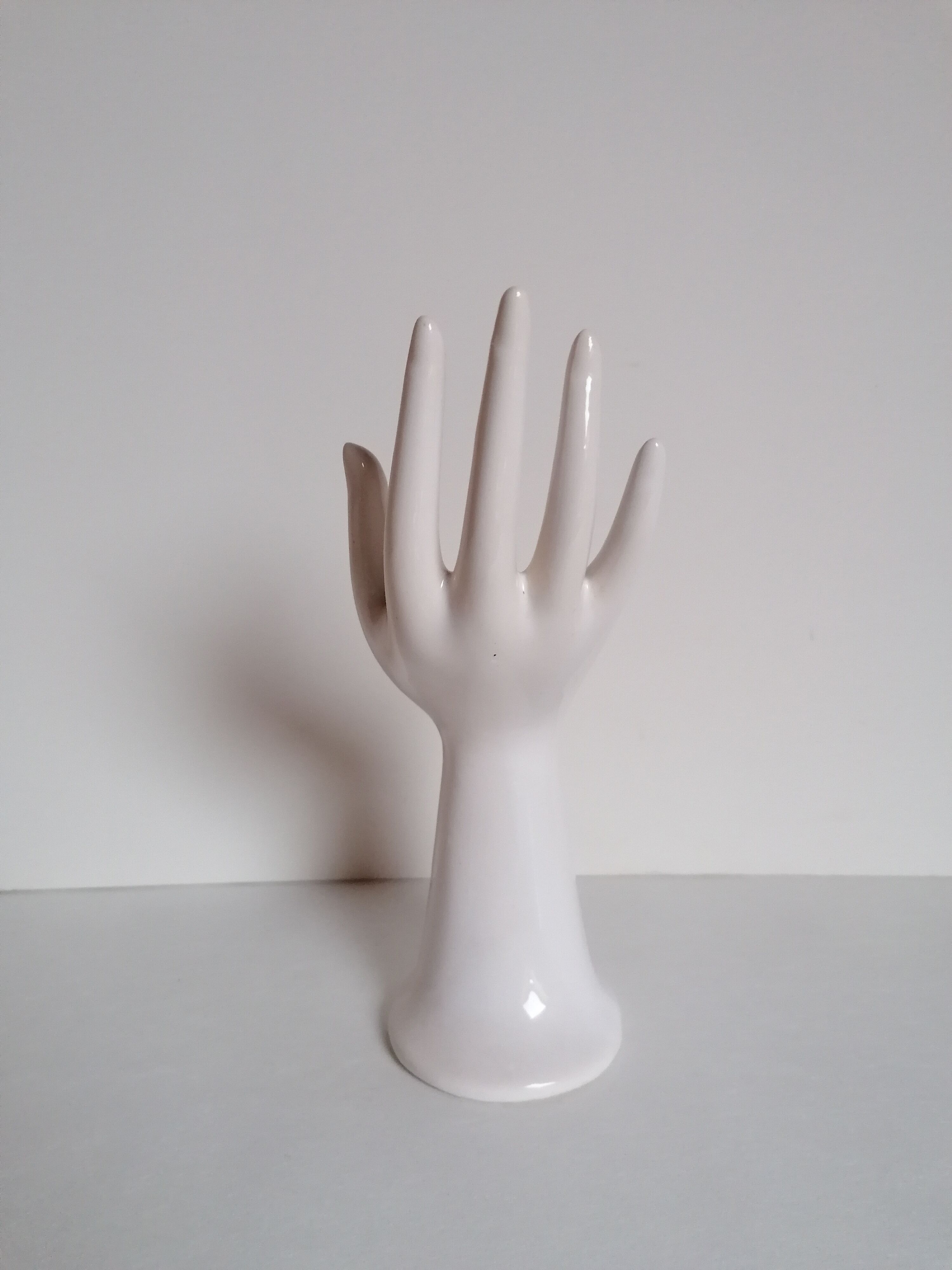 White ceramic hand
