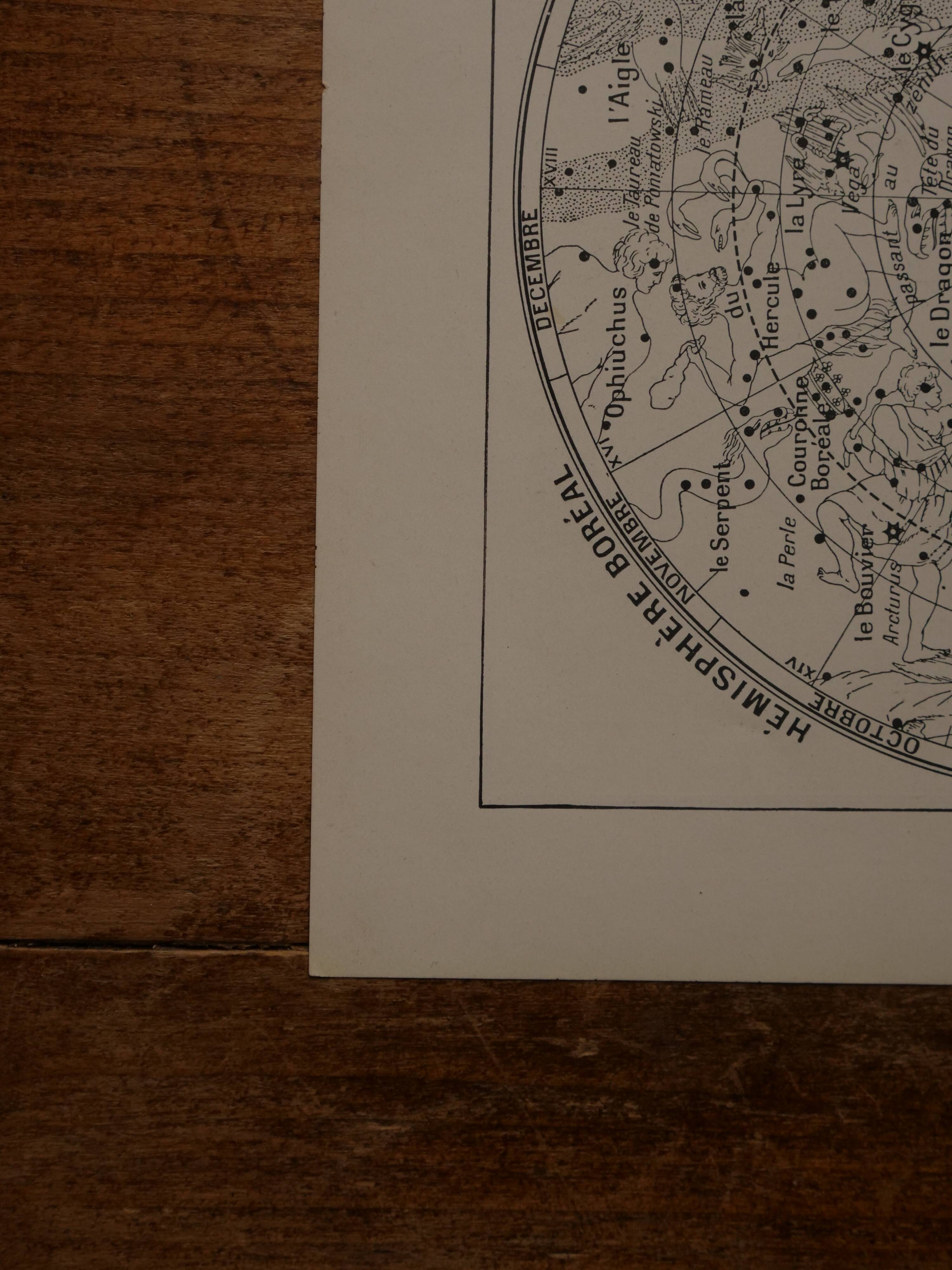 Original lithograph on the sky