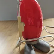 "Fjorton" red lamp by Tatsuo Konno for IKEA – Vintage 1990