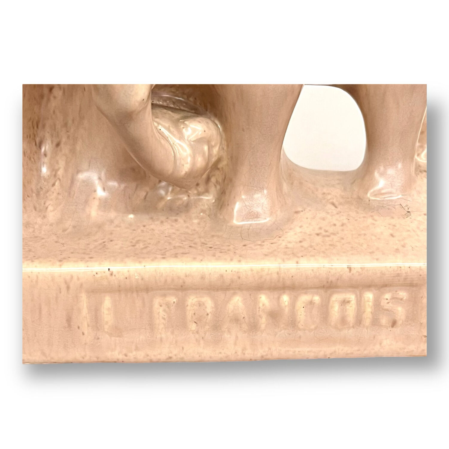 Ceramic sculpture l. francois (xxth)