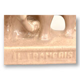 Ceramic sculpture l. francois (xxth)