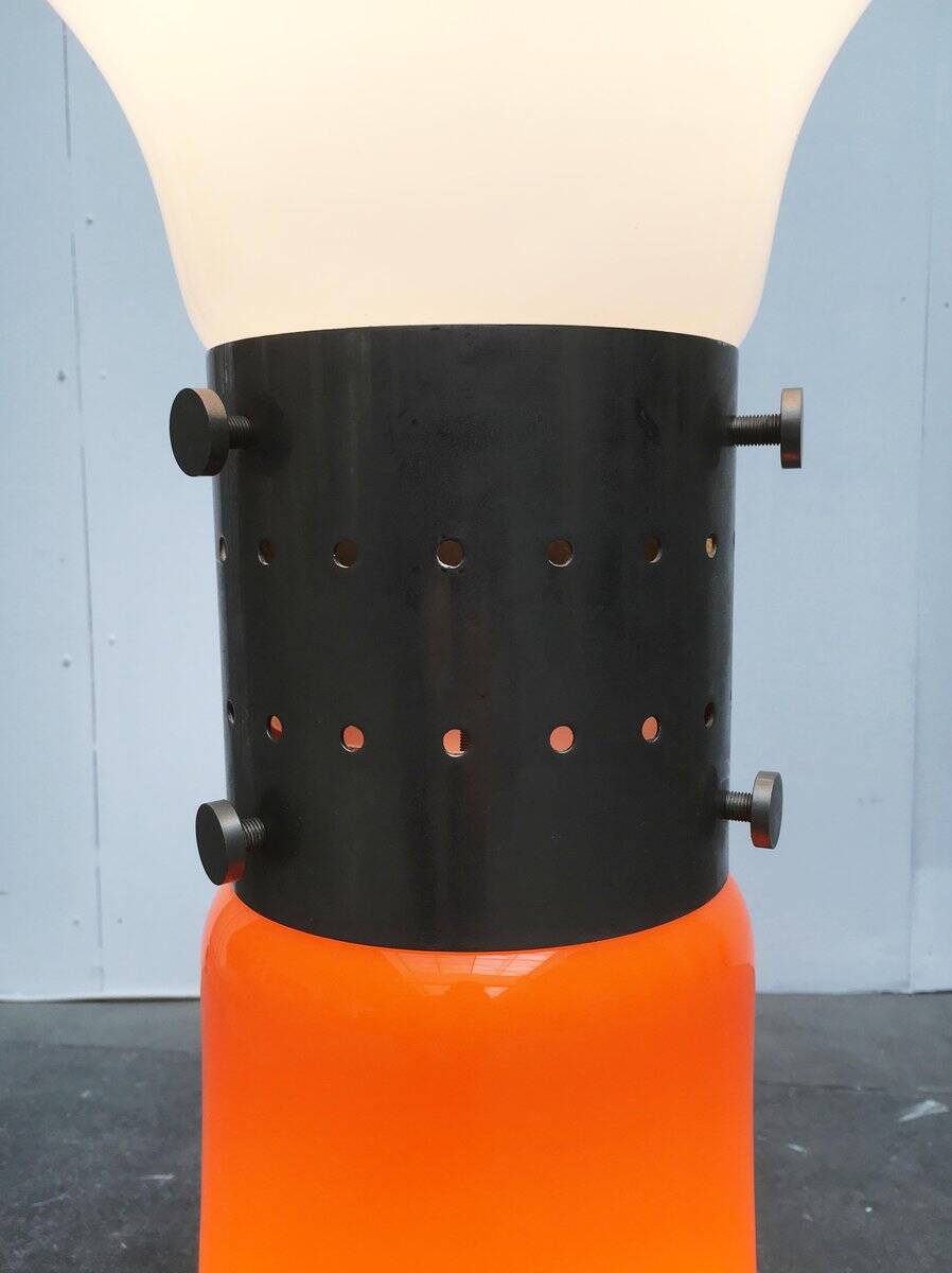 Murano Glass Floor Lamp Model Birillo Mid-Century Italian Space, 1960s