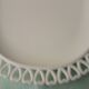 Plat en opaline blanche