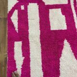 Traditional handwoven beni ourain rug size 1.4/2.6 m