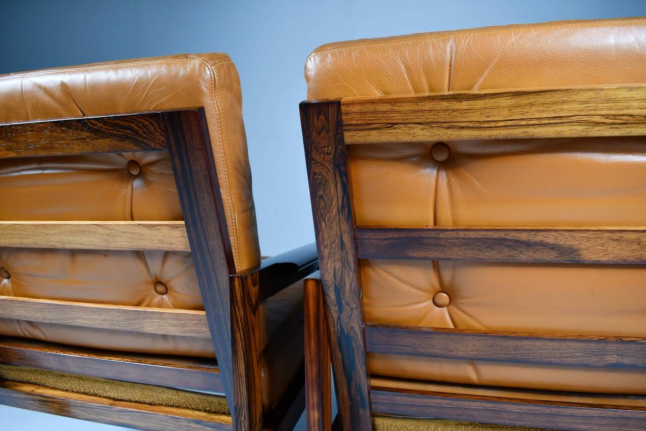 Fauteuils Capella par Ilum Wikkelsø, 1959