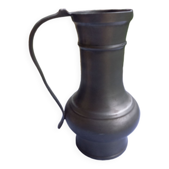 French vintage pewter jug