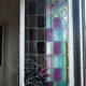 Window doors stained glass