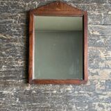 Neo classic directorial mirror in plywood 1960