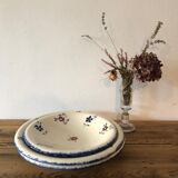 3-course vintage service, Digoin Sarreguemines