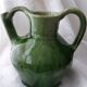 Old glazed terracotta pitcher