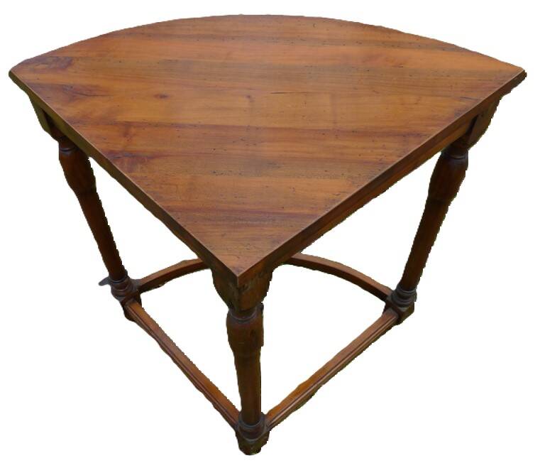 Solid cherry wood corner