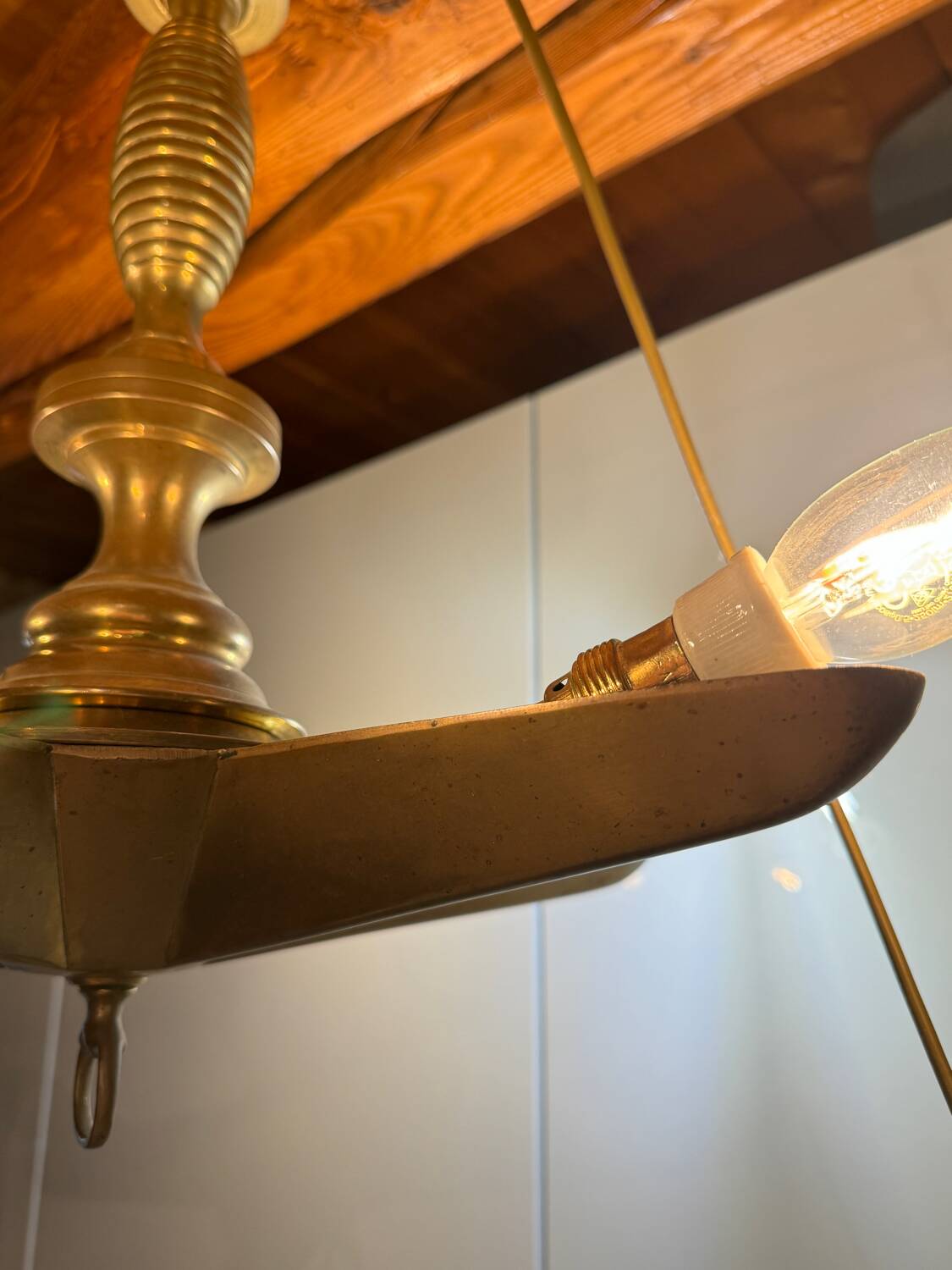 Mid-20th century star-shaped chandelier