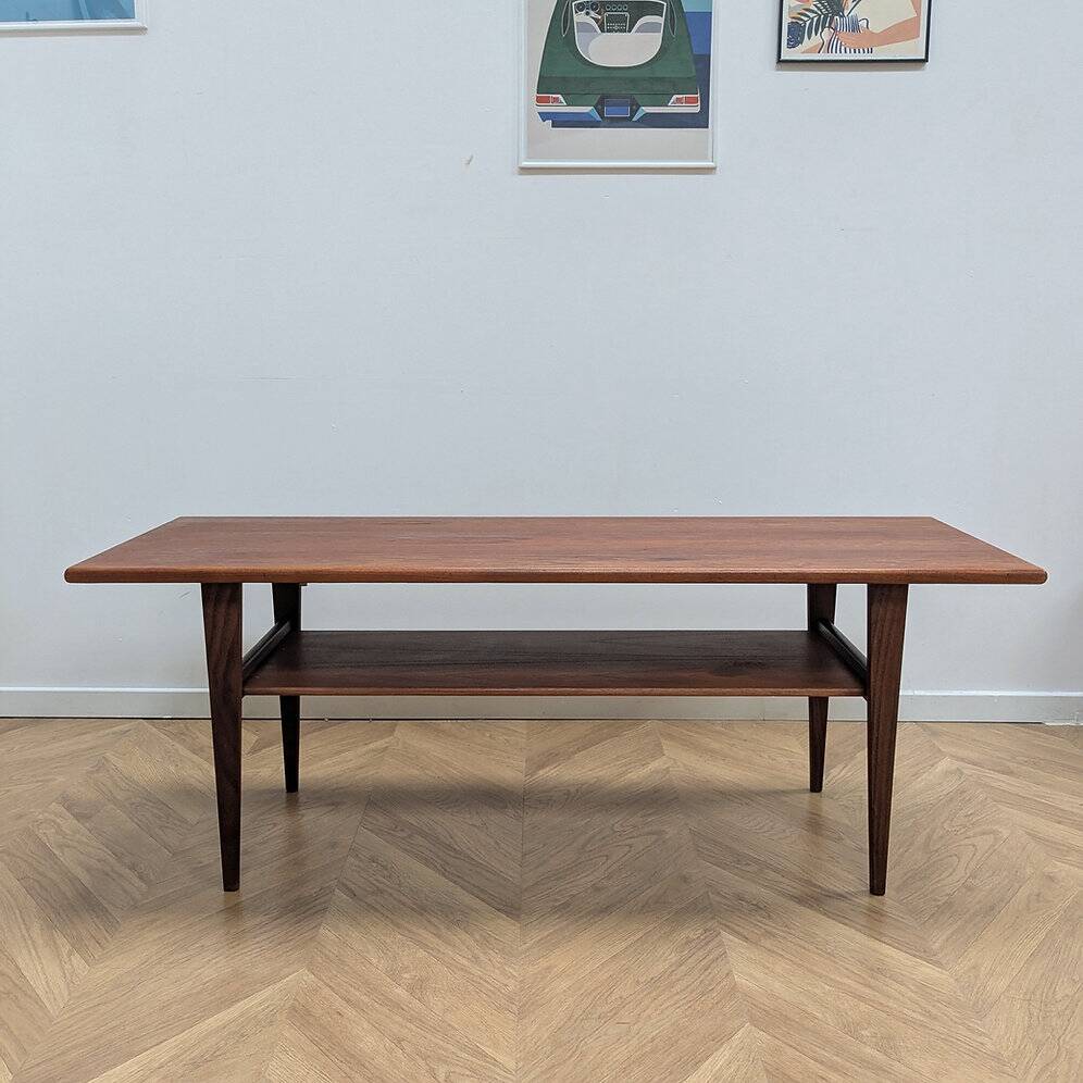 Table basse mid-century vintage