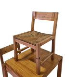 Compact tiny house pine dining set, Sweden 1960s