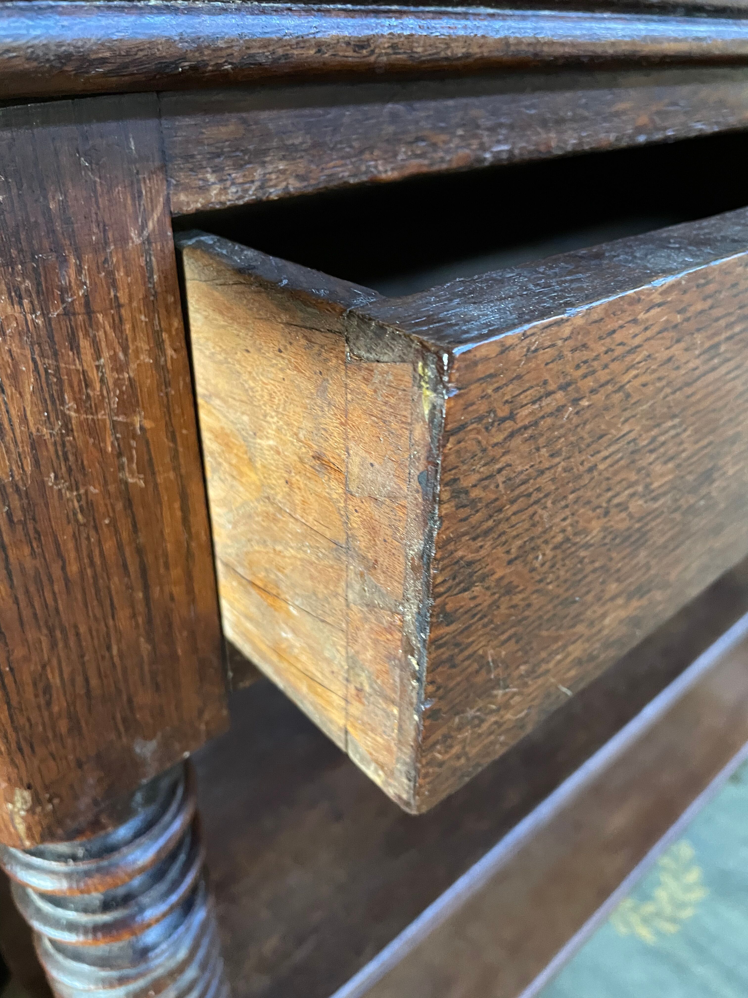 Dessert - dressoir Louis Philippe in oak 19th