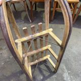 luge traineau ancien alsace Décoration Noel DAVOS 1950