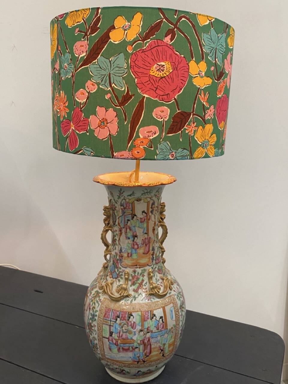 Canton vase lamp