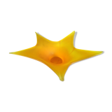 Star in orange glass paste