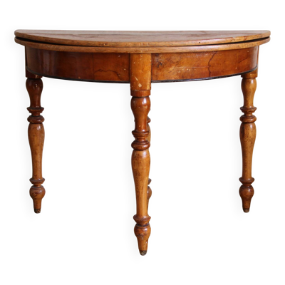 Table demi-lune Louis-Philippe