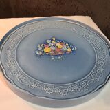 Plat à  gâteau en faience  de Gien