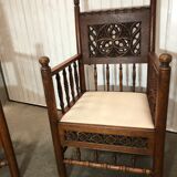 2 armchairs old Gothic style