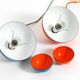 enamelled double shade Flower Pot pendant lamp by Verner Panton for Poulsen