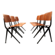 Industrial dining chairs by Marko, model Compass Leg