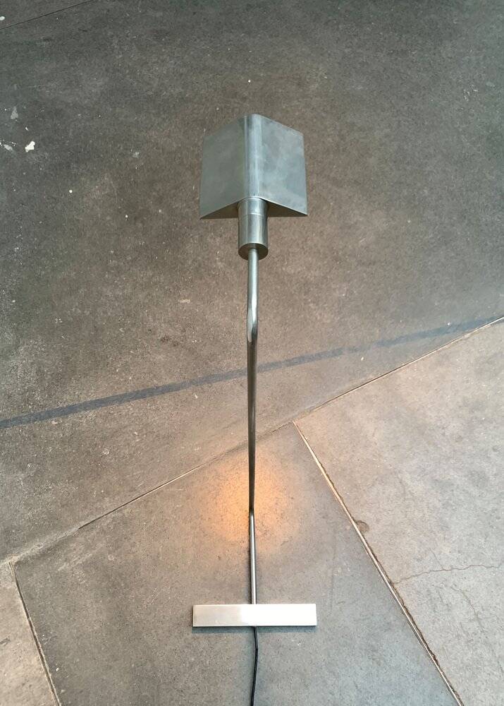 Canasta Floor Lamp Mid-Century Italian in the style of Cedric Hartman for Obor, Italy, 1960s