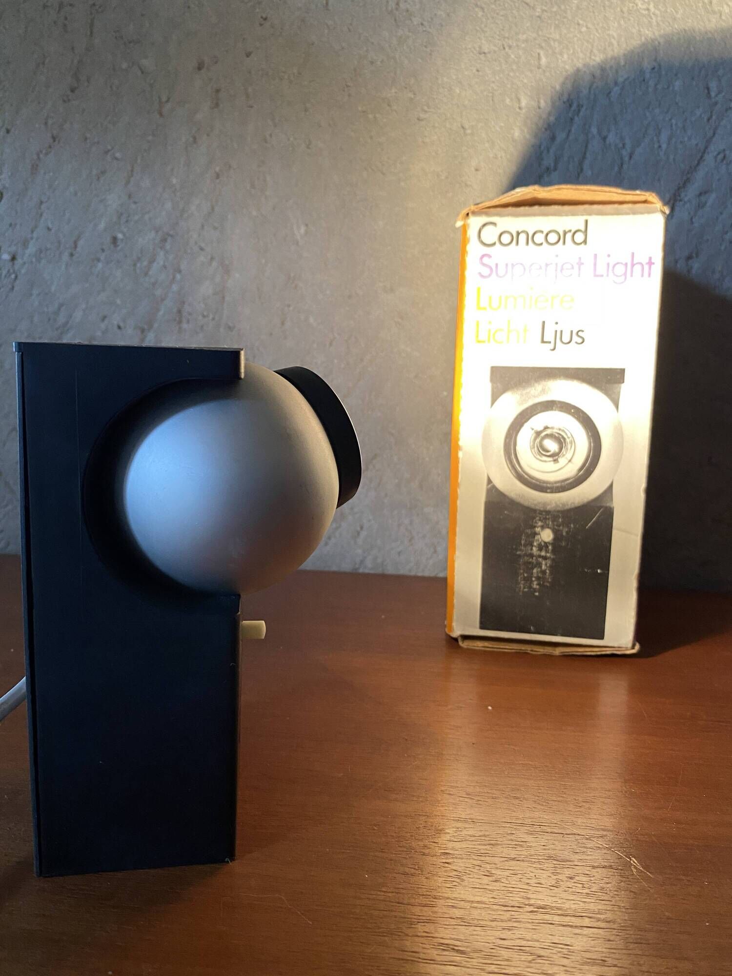 Superjet spotlight by Robert Heritage for Concord Lighting International.