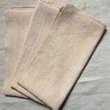 Rustic hemp tablecloth 162 x 96 cm
