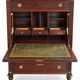 Secretary with a drop-leaf in mahogany in the Louis XVI style.