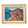 Original Swedish Oil on Panel – “Coastal Town” by Bartovicz 71 – Vintage & Framed – 51 × 41 cm (20" x 16.1")