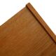 Scandinavian oak bookcase cabinet