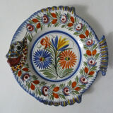 Henriot Quimper 6 fish plates (lot n°2)