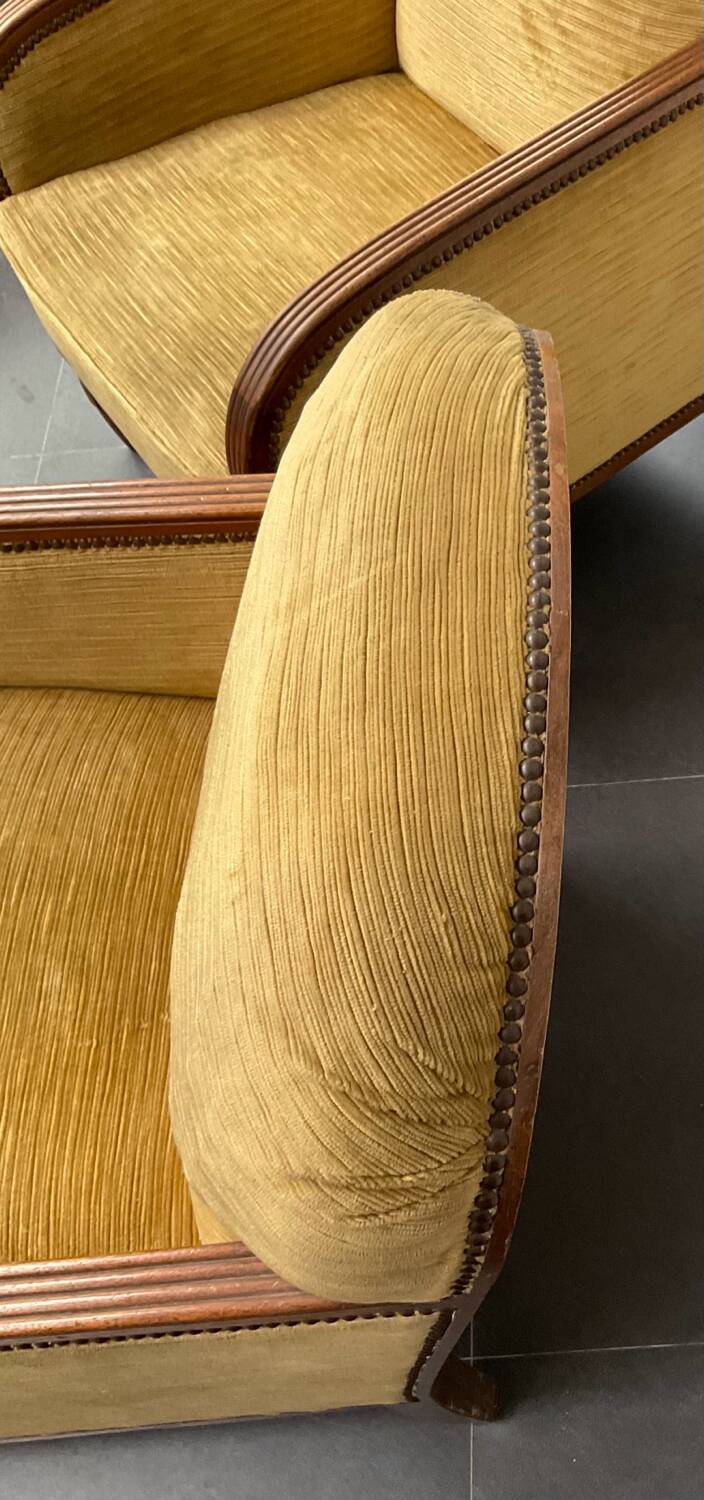 Pair of Art Deco armchairs