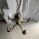 Classic 5-light gold chandelier