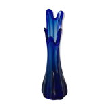 Soliflore in king blue glass paste