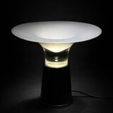 Vistosi - Leather and glass lamp circa 1970