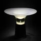 Vistosi - Leather and glass lamp circa 1970