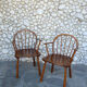 Pair of Scandinavian bars with solid wood Denmark