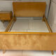 Vintage bed and bedside