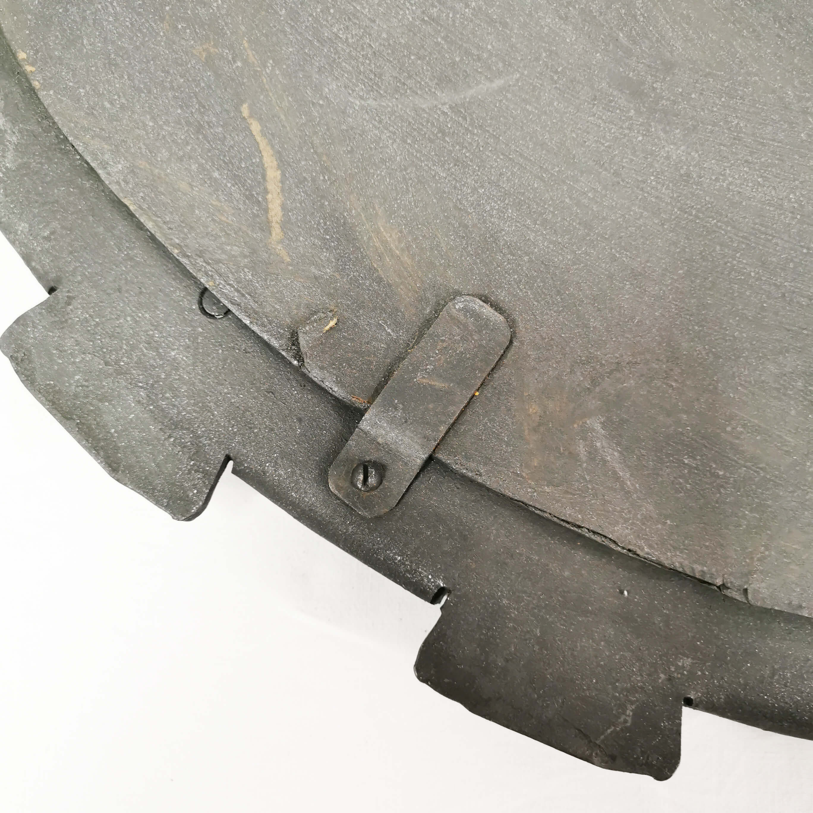 Brutalist wall mirror, Denmark, 1970s, 70 cm