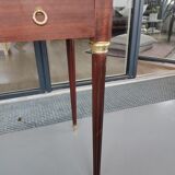 Wooden desk Louis XVI style with central drawer
