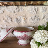 Soup tureen - fruit bowl in Saint Amandinoise ironstone