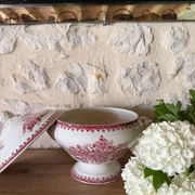 Soup tureen - fruit bowl in Saint Amandinoise ironstone