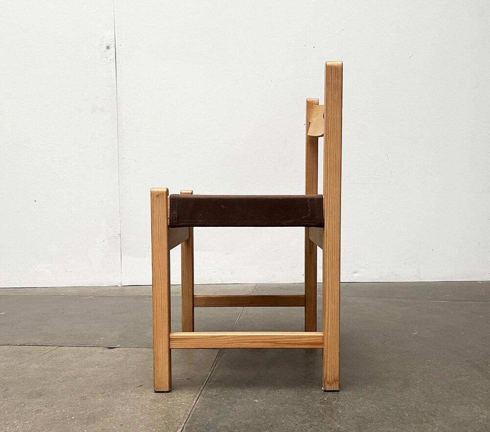 Swedish Mid-Century Safari Chair, 1960s, set of 3