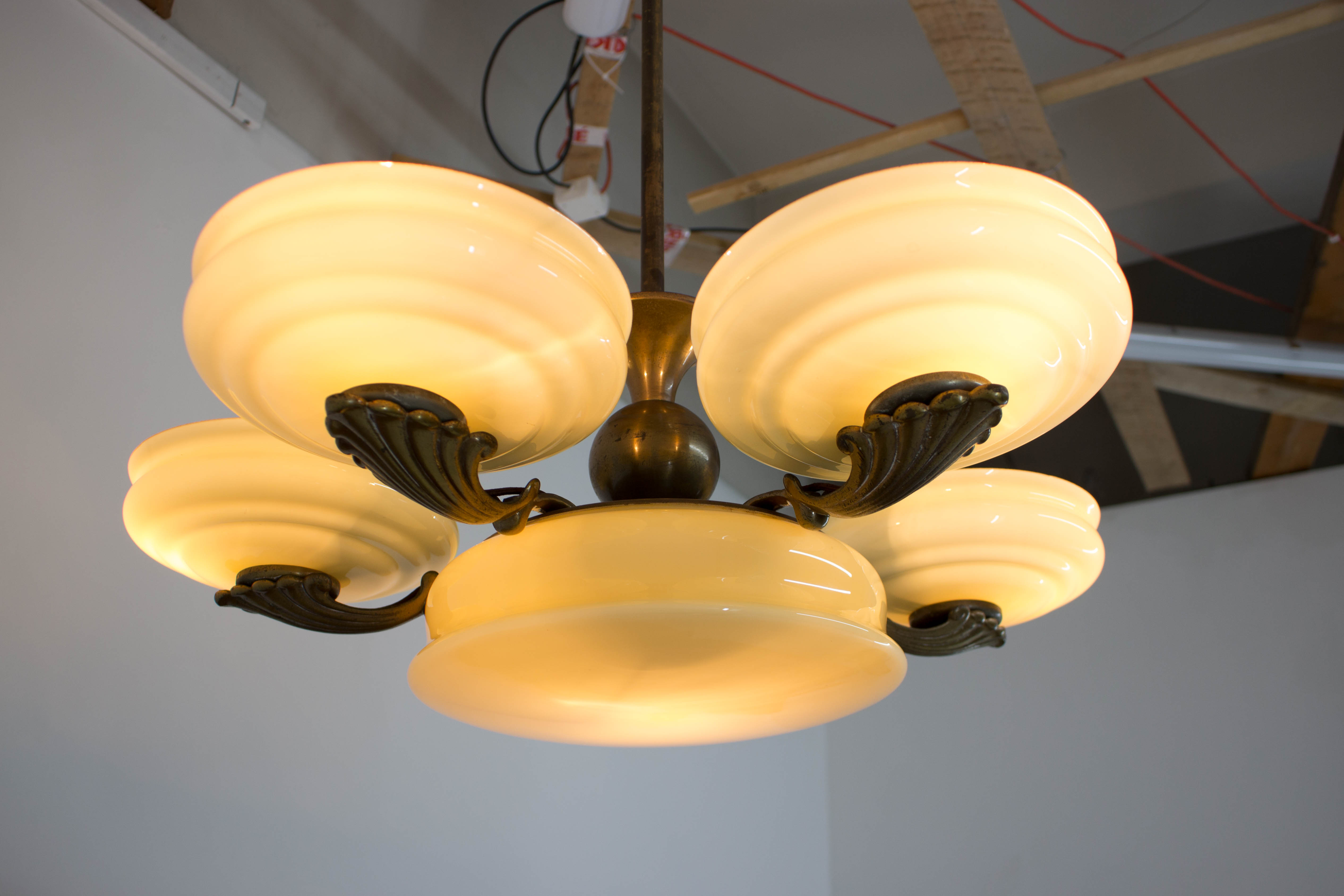 Art deco chandelier, 1930s